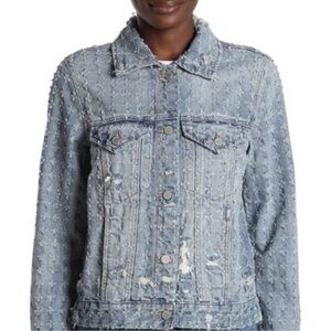 Blank NYC Punchline Destructed Denim Jacket